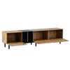 ACEPANO 76.8 in. W Modern Media Console Table with 3 Doors & Large Storage Cabinet for Living Room-Natural - 4 of 4