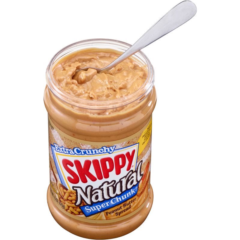Skippy Natural Super Chunk Peanut Butter - 15oz, 3 of 17