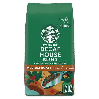 Photo 1 of **Exp 8/13/24**
Starbucks Medium Roast Decaf Ground Coffee  House Blend  100% Arabica  1 bag (12 oz.)