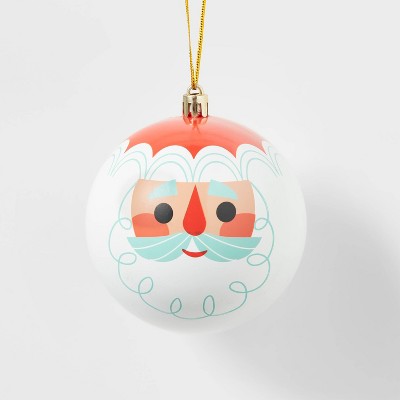 Character Ball Santa Christmas Tree Ornament - Wondershop™