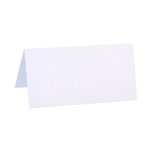 Unique Bargains Foldable Blank Wedding Party Favor Decor Table Name Place Cards 50 Pcs - 1 of 4