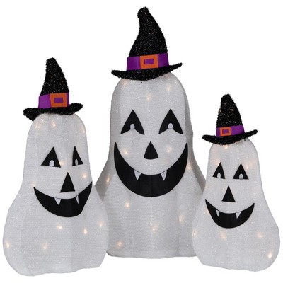 Northlight Led Jack O' Lantern Ghosts Outdoor Halloween Decorations ...