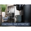 Nat & Jules Stacking Grey 14 ounce Ceramic Stoneware Mugs With Stand Set of 4 - 3 of 4