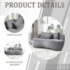 CAVINAS Lazy Sofa Corduroy Bean Bag Chair Lounger,High Back Bean Bag Couch,Accent Chairs for Living Room - 3 of 4