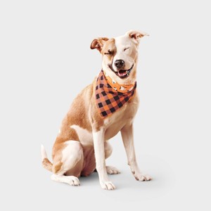 Halloween Reversible Fall Ghosts Dog Bandana - Boots & Barkley™ One Size Fits Most - 1 of 4