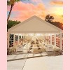 Party Tent Heavy Duty, Large Wedding Tent Event Shelter with Removable Sidewalls, Outdoor Steel Carport, Commercial Tents for Birthday Party - 3 of 4