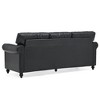 VASIP 83" Black PU sofa for living room, apartment, home office - 3 of 4