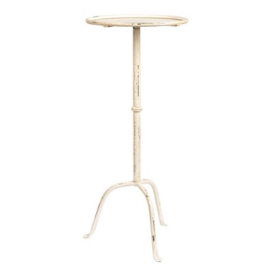 Storied Home Metal Martini Cocktail Accent Table