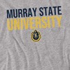 Murray State University Official Stacked Adult T Shirt, Athletic Heather - image 2 of 4