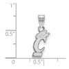 Black Bow Jewelry 10k White Gold Cincinnati Bearcats NCAA Small Pendant - 2 of 3