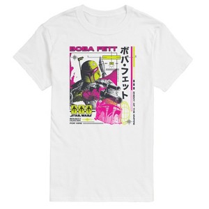 Men's - Star Wars - Boba Fett Katakana Short Sleeve Graphic T-Shirt - 1 of 3