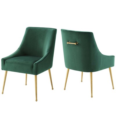 Set of 2 Discern Upholstered Performance Velvet Dining Chairs - Modway