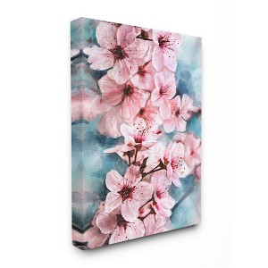 Stupell Industries Branch of Blooming Cherry Blossoms Pink Blue - 1 of 4
