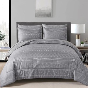 Hub Styler King Boho Reversible Bedding Set - 1 of 4