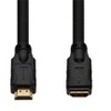 Monoprice Premium High Speed HDMI Cable - 3 Feet - Black | 24AWG,4K @ 24Hz, 10.2Gbps, CL2 Male to Female Extension - Commercial Series - 2 of 4