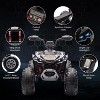 2-Seater Kids ATV Ride-On, 24V Electric Quad 4 Wheeler with 800W Motors, 7Ah Battery, Remote Control, Bluetooth, MP3, USB - 2 of 4