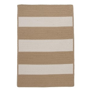 Colonial Mills Pershing Braided Runner, Sand 2x7, Rectangle Shape - 1 of 4