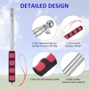 Unique Bargains Telescopic Handheld Stainless Steel Anti-Slip Grip Flag Pole 1 Pc - 3 of 4