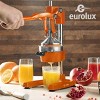 Eurolux Professional Cast Iron Citrus Juicer, Manual Hand Press, Heavy Duty, Stainless Steel Cup, Orange - 2 of 4