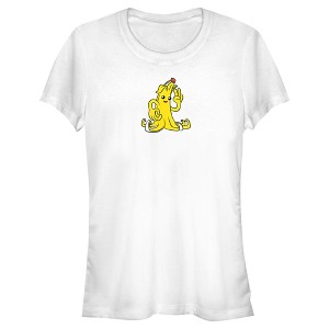 Juniors Womens Fortnite Peely Peace Sign T-Shirt - 1 of 4