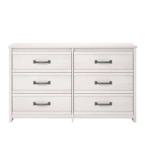 6 Drawer Aldeen Dresser Ivory Oak Room Joy Target