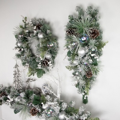Northlight Artificial Christmas Teardrop Swag - Thumbnail 2