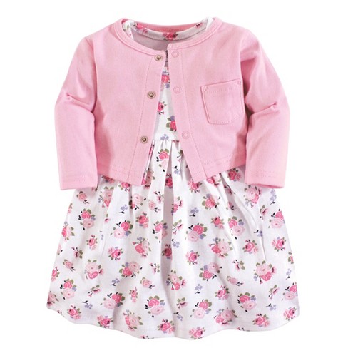 Baby girl shop dresses with cardigan