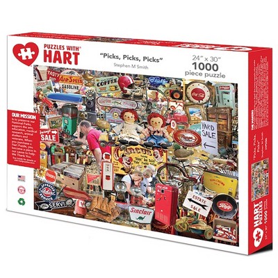 Hart Puzzles: Picks, Picks, Picks by Steve Smith, 24" x 30", 1000 Piece Puzzle