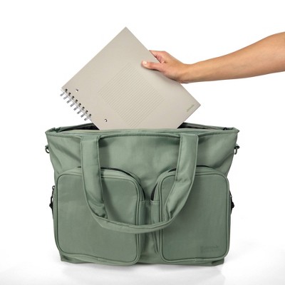 Сумки Altitude 19" with Laptop Pocket and Adjustable Shoulder Strap - Sage Green — фото 5