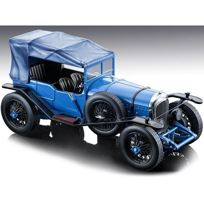 1924 Bentley 3L Gloss Blue Street Version "Mythos Series" Limited Edition to 60 pieces Worldwide 1/18 Model Car by Tecnomodel