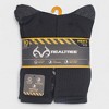 Realtree Men's 10-Pack Crew Socks - Cotton Blend, Full Cushion, Reinforced Heel & Toe - Durable Everyday Comfort (Shoe Size 6-12) - 2 of 4
