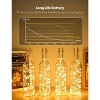 FAAYFIAN 12-Pack 7 ft 20-LED Battery-Operated Silver Wire Fairy Lights, Waterproof Mini Christmas Lights for Crafts and Centerpieces - 3 of 4