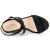 Allegra K Women's Back to College Slingback Crisscross Espadrille Wedges Heel Sandals - 4 of 4