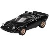 Lancia Stratos HF Stradale Nero Black Limited Edition 1/64 Diecast Model Car by Mini GT - 4 of 4