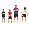 "Kaido and Sons V2" 4 Piece Diecast Figure Set "Kaido House" Special for 1/64 Scale Models by Mini GT - 4 of 4