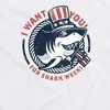 Men's Shark Week Television Series I Want You Shark Week T-Shirt White Medium - 4 of 4