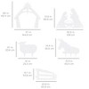 Best Choice Products 5ft Outdoor Nativity Scene, Weather-Resistant Décor, Christmas Family Yard Decoration, PVC - 3 of 4