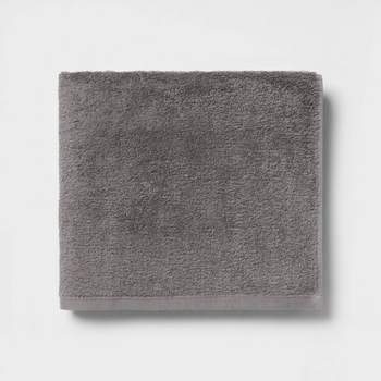 Homes Perception 4 Pack Bath Towels Set | Bath Towel Set Clearance 27 x  54 | 500 GSM, Charcoal Gray