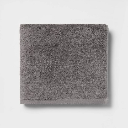 Everyday Bath Towel Dark Gray - Room Essentials