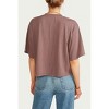Women's SYLVIE BOXY ORGANIC COTTON T-SHIRT - ETICA - 3 of 4
