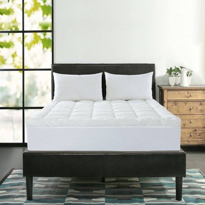 Queen Cool Knit Mattress Topper White - St. James Home