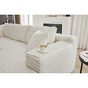 103" Modular Corduroy L-Shaped Sectional Sofa, Deep Seat - 2 of 2