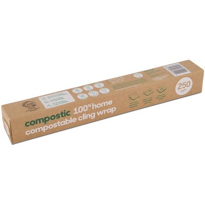 Compostic Compostable Cling Wrap - 250 sq ft