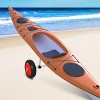 Soozier Kayak Cart Trolley Trailer with Strong Aluminum Frame, Adjustable Width Crossbar, & Large Tires - 2 of 4