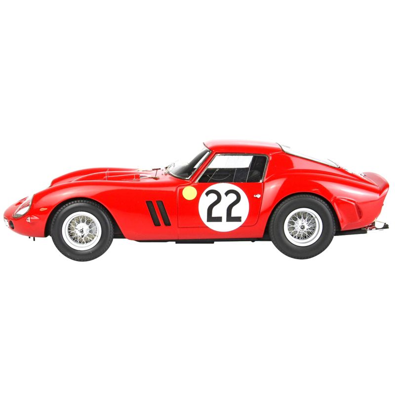Ferrari 250 GTO #22  Dernier -  Blaton Rosso Corsa Red 3rd Place 24H Le Mans 1962 Ltd Ed 200 pcs 1/18 Diecast Model Car by BBR, 4 of 7