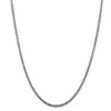 Black Bow Jewelry 2.5mm Sterling Silver Solid Rope Chain Necklace - 3 of 4