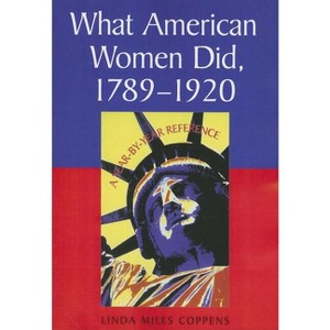 What American Women Did, 1789-1920 - by  Linda Miles Coppens (Paperback) - 1 of 1
