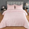 Juliette Luxe Comforter Set Velvet Lush with Soft Brushed Microfiber Reverse, Fluffy Comforter Bed Set, Matching Sham - 3 of 4