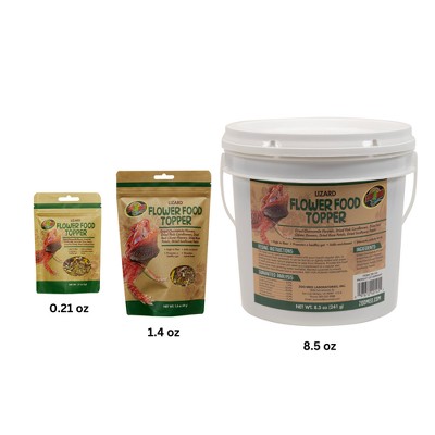 Natural Dried Flower Food Topper for Lizards