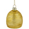 Northlight 2.75" Glittered Beehive Glass Christmas Ornament - 4 of 4